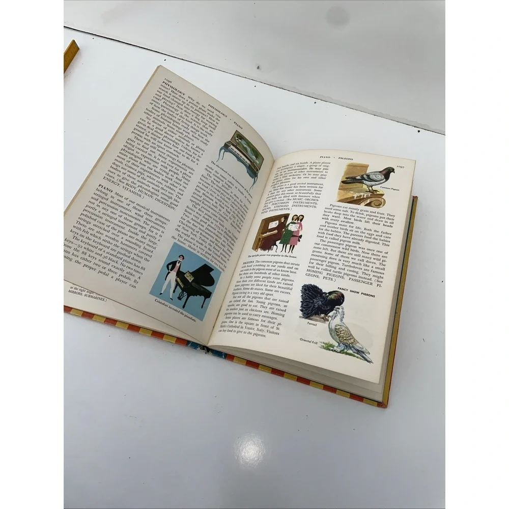 Vintage 1960 The Golden Book Encyclopedia Book 12 Paricutin To Quicksand Book